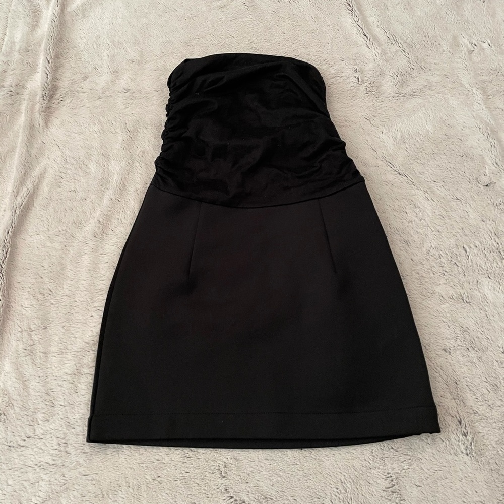 JNBY strapless dress with side zip design